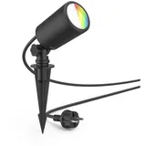 Hama Gartenleuchte WLAN Gartenstrahler Erdspieß, IP65, farbig, dimmbar