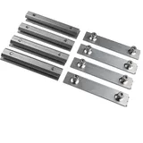 Solarmodul Schienen Profilverbinder Aluminium Solarpanel Montageschienenverbinder Solarmodul Führungsschienenverbinder (8 Stück)