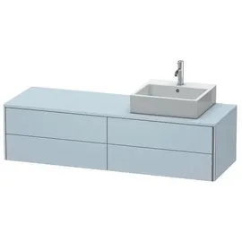 Duravit XSquare Waschtischunterbau wandhängend XS4914, 4 Schubkästen, 1600 x 548mm × 40 × 54,8 cm,