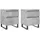 vidaXL Nachtschrank 40 x 35 x 50 cm Grau