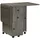Homcom Küchentisch 120 x 60 x 76,5 cm dunkelgrau
