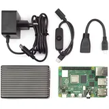 BerryBase Raspberry Pi 4 Computer Modell B, 8GB RAM, Full Armor Kit