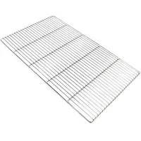 Wiltec Grillrost 67 x 40 cm Edelstahl silber