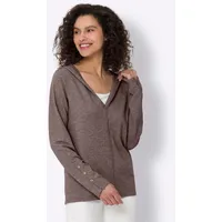 Heine Strickjacke Cardigan Braun 36