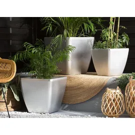 Beliani Astras 42 x 42 x 41 cm Silber