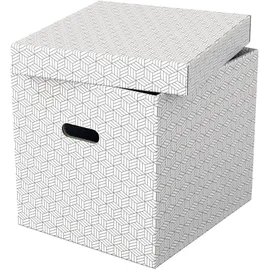 Esselte Home Aufbewahrungsboxen 33,0 l weiß 32,0 x 36,5 x 31,5 cm