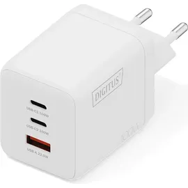 Digitus USB GaN 100W 2x USB-C 1x USB-A Weiß