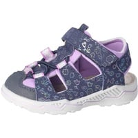 PEPINO Ricosta Mädchen Sandalen Gery,Kinderschuhe,WMS:Mittel,Kinderschuhe,Sommerschuhe,Freizeitschuhe,Nautic/Blueberry (160),24 EU - 24 EU