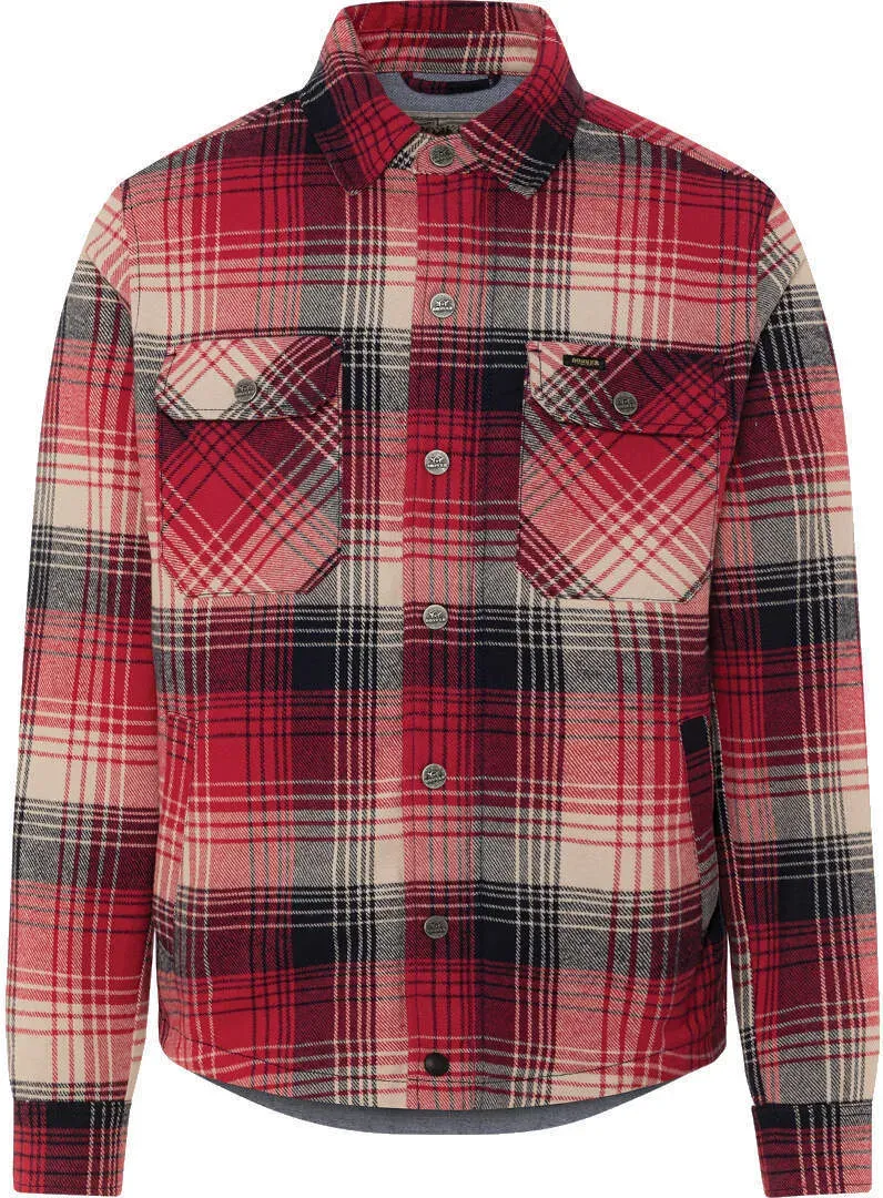 Rokker Houston Rider Motorfiets Shirt, rood, S Voorman