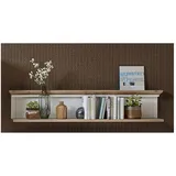 Lomadox Wandboard 142 x 29 x 20 cm Grau