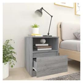 vidaXL Nachtschrank 40 x 40 x 50 cm Grau