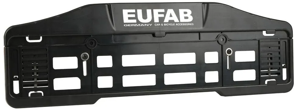 EUFAB Einstellbarer Kennzeichenhalter 140mm | Autozubehör