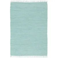 Pergamon Baumwolle, Blau, Textil, 90x160 cm, Teppiche & Böden,