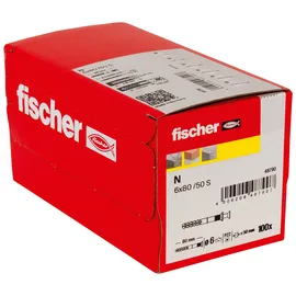 Fischer Nageldübel N 6 x 80/50 100 Stück
