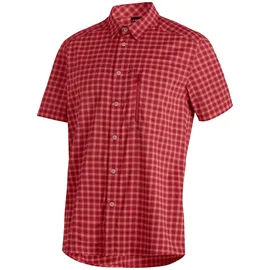 Maier Sports Kurzarmhemd Red Check 60