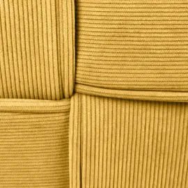 CLP Sitzhocker Cord Forinta gelb