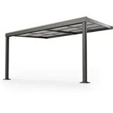 Juskys Terrassendach Jakarta 4 x 3 m grau