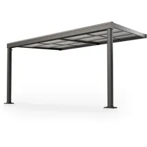 Juskys Terrassendach Jakarta 4 x 3 m grau