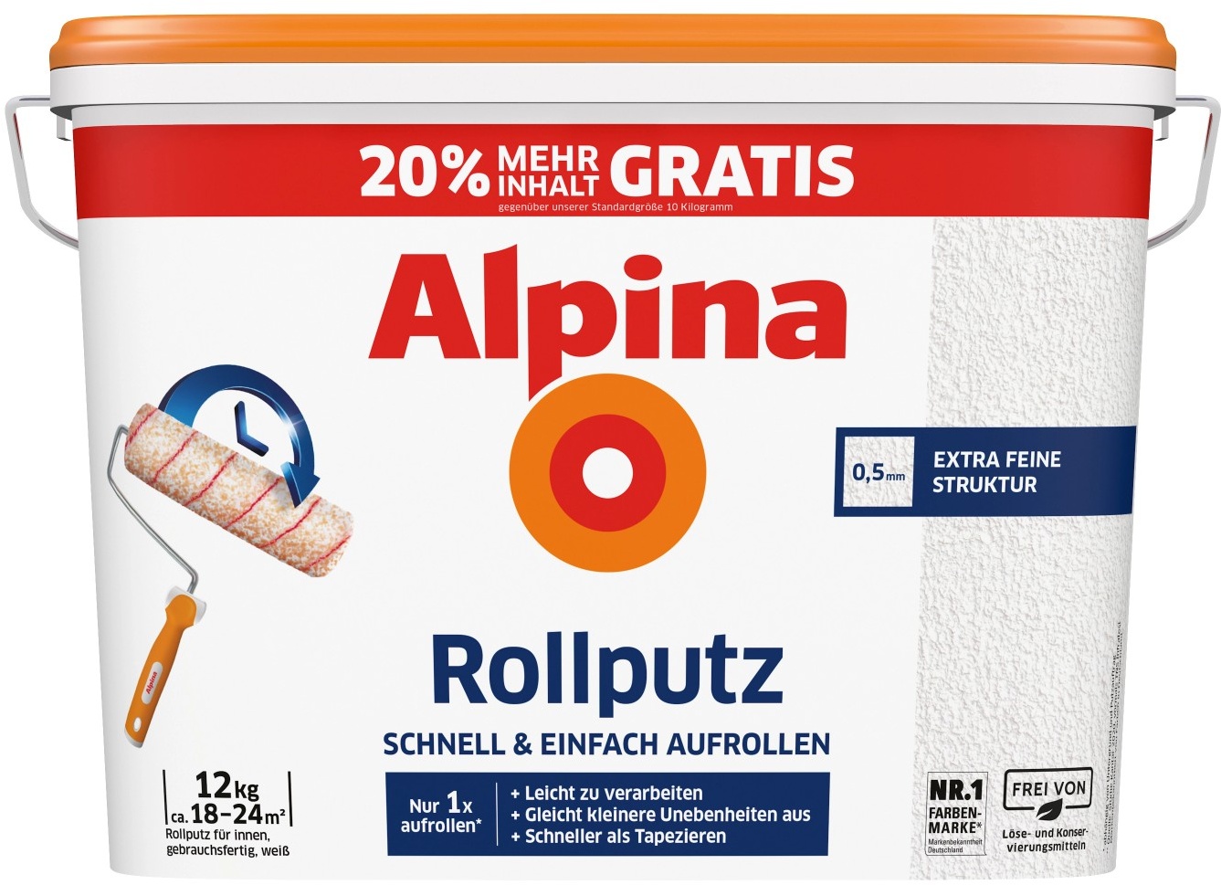 Alpina Rollputz 12 kg Weiß