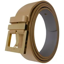 KMISSO Damengürtel Leder 80 cm Beige
