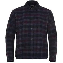 Jack Wolfskin Baja Flannel Shirt check dark navy XL