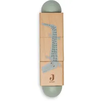 Jollein 105-001-67103 Holz-Dreh-Puzzle Drehpuzzle, Jungle Jambo