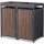 ML-Design Mülltonnenbox 132 x 80 x 124 cm beige
