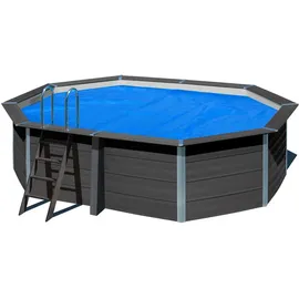 Gre Poolabdeckplane blau 7,53 m x 3,33 m