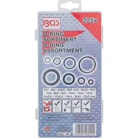 BGS O-Ring-Sortiment Ø 3 - 22 mm 225-tlg.