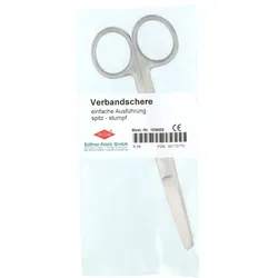 Verbandschere Spitz/stumpf Einfache Ausf 1 St
