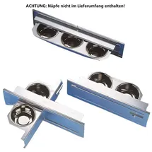 Nobby Futterwendeplatte inkl. 2 Näpfen, Futternapf