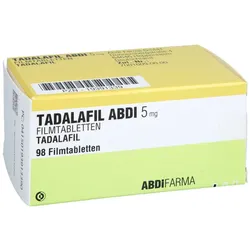 Tadalafil Abdi 5 Mg Filmtabletten 98 St