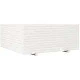 vidaXL Pflanzkübel 110 x 110 x 49,5 cm Weiß