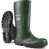Dunlop Stiefel WORK-IT FullSafety Heritage Green PVC SR LO LG,S5,Gr.47