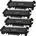 Ampertec Kompatibel zu Brother TN-2410 Multipack Schwarz