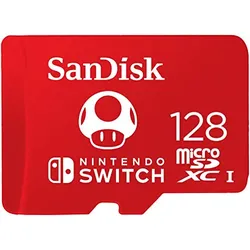 SanDisk microSDXC UHS-I-Karte 128GB [für Nintendo Switch] rot | Zustand: Neu & original versiegelt