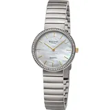 REGENT Damen Armbanduhr Analog silber URF1505 - Silber