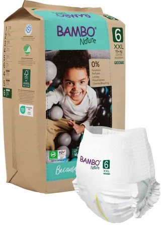 Bambo Nature Trainingshöschen Größe 6 18kg Papierbeutel 18 Stück
