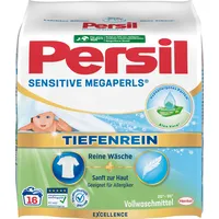 Persil Sensitive Megaperls (5 x 16 Waschladungen), Waschmittel für Allergiker mit beruhigender Aloe vera für sensible Haut, effektiv von 20 °C bis 95 °C, ECARF-zertifiziert