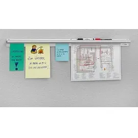 Magnetoplan Catch-ball Infoboard Klemmleiste 100 cm Silber 1 St.