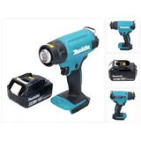 Makita DHG 180 G1 Akku Heißluftgebläse 18 V 550 °C + 1x Akku 6,0 Ah - ohne Ladegerät