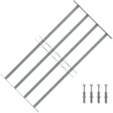 vidaXL Fenstergitter Verstellbar 700-1050 mm