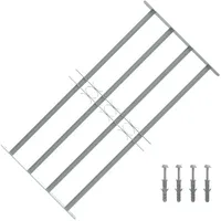 vidaXL Fenstergitter Verstellbar 700-1050 mm