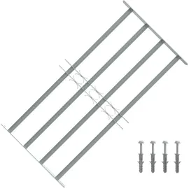 vidaXL Fenstergitter Verstellbar 700-1050 mm