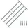 vidaXL Fenstergitter Verstellbar 700-1050 mm