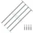 vidaXL Fenstergitter Verstellbar 700-1050 mm