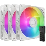Cooler Master SickleFlow Edge 120 ARGB White Edition 3-Pack Fan Kit, weiß, LED-Steuerung, 120mm (MFX-B2DW-253P2-R2)