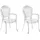 Beliani Esszimmerstuhl, 2er Set Transparent, Kunststoff, 1-Sitzer, 52x98x53 cm, Esszimmer, Stühle, VERMONT