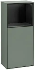 V&B Seitenschrank Wandbeleuchtung Finion 41,8x93,6cm, r, Reg ob bla m, Oli. m Lac