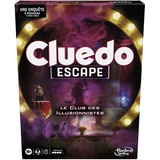 Hasbro Gaming Cluedo Escape - Der Club der Illusionisten - Ermittlungsspiel im Escape Game - Französische Version, für 1 bis 6 Spieler, Kinder ab 10 Jahren und Erwachsene